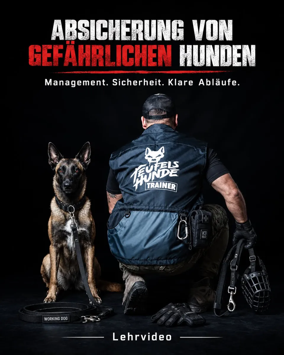 Videokurs Absicherung von gefährlichen Hunden