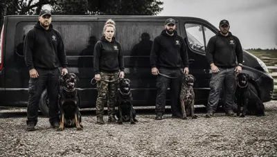 Der Transporter der Teufels Hunde im Einsatz